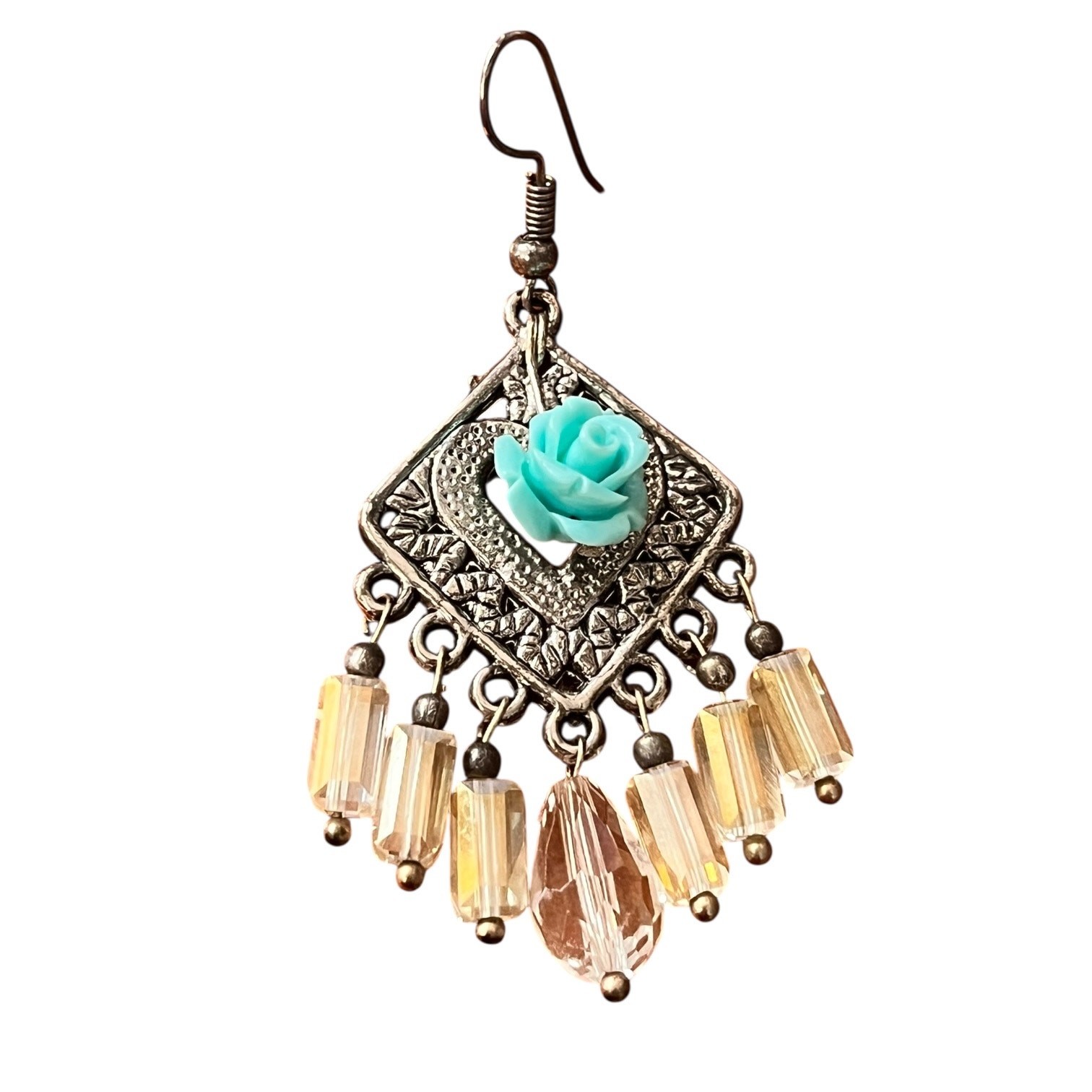 2″ Womens Dangle Earrings Floral Jewelry Western Coastal Cowgirl