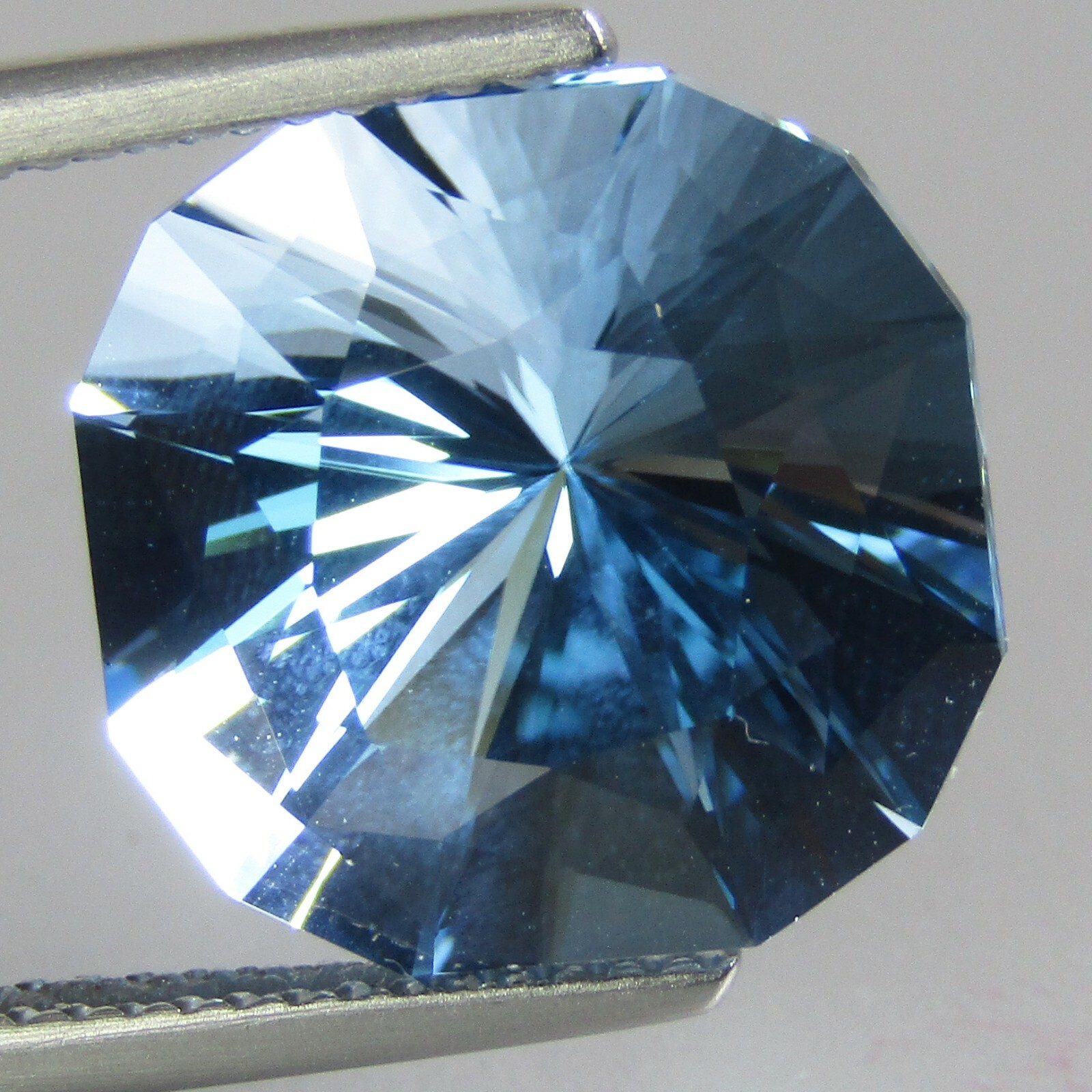 12.61Cts Shimmering Natural Baby Blue Topaz Fancy Custom Collection Gemstone VDO