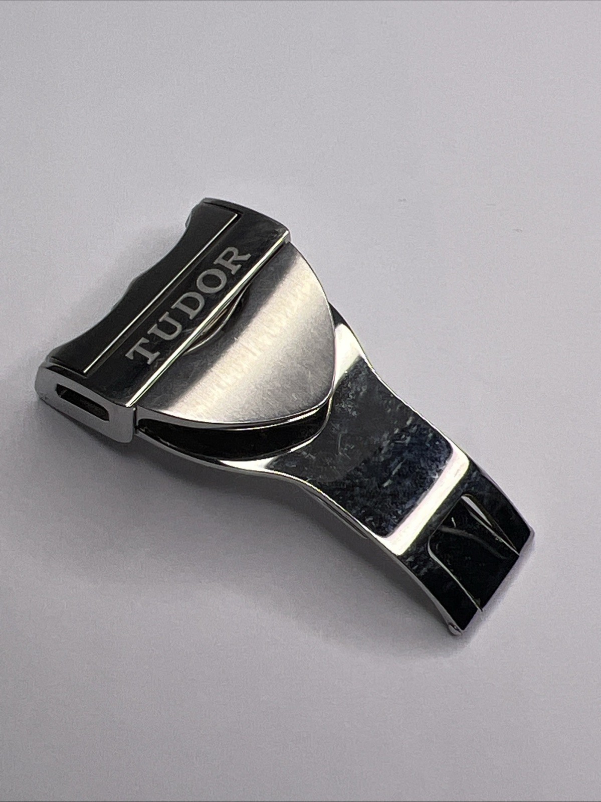 Tudor 18mm Satin Brushed & Polished Steel Deployant Deployment Clasp Genuine OEM