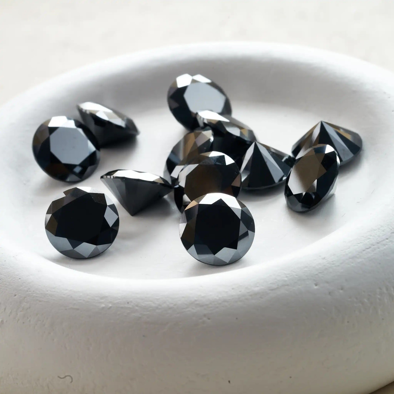 US GRA VVS1 0.5-5ct multicolor Round Cut Loose Moissanites Wholesale Price