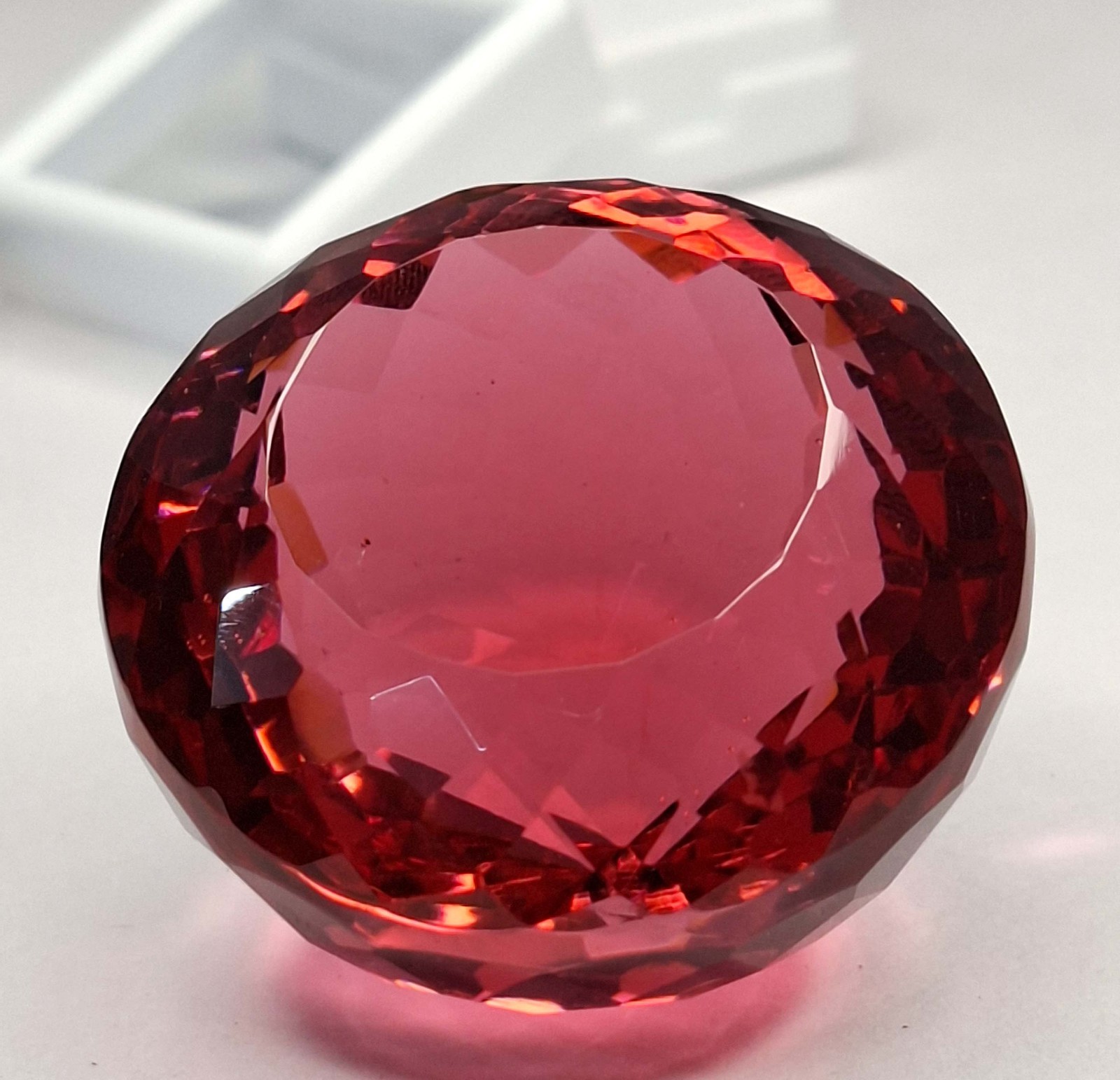 Padparadscha Sapphire Round Cut 312-314 Ct Natural Loose Gemstone RK941