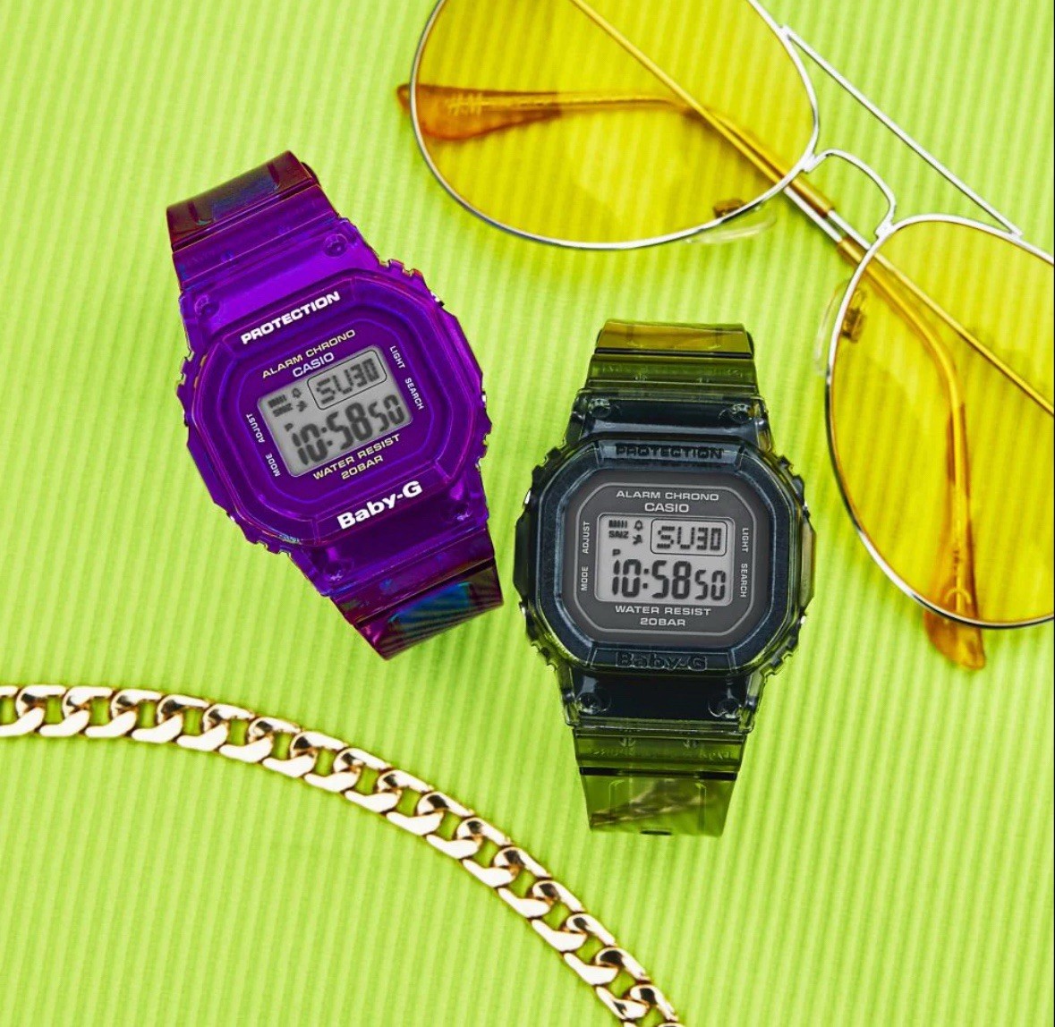 CASIO BABY-G BGD- 560S-6DR PURPLE Transparent Jelly ULTRA RARE ! None On eBay!