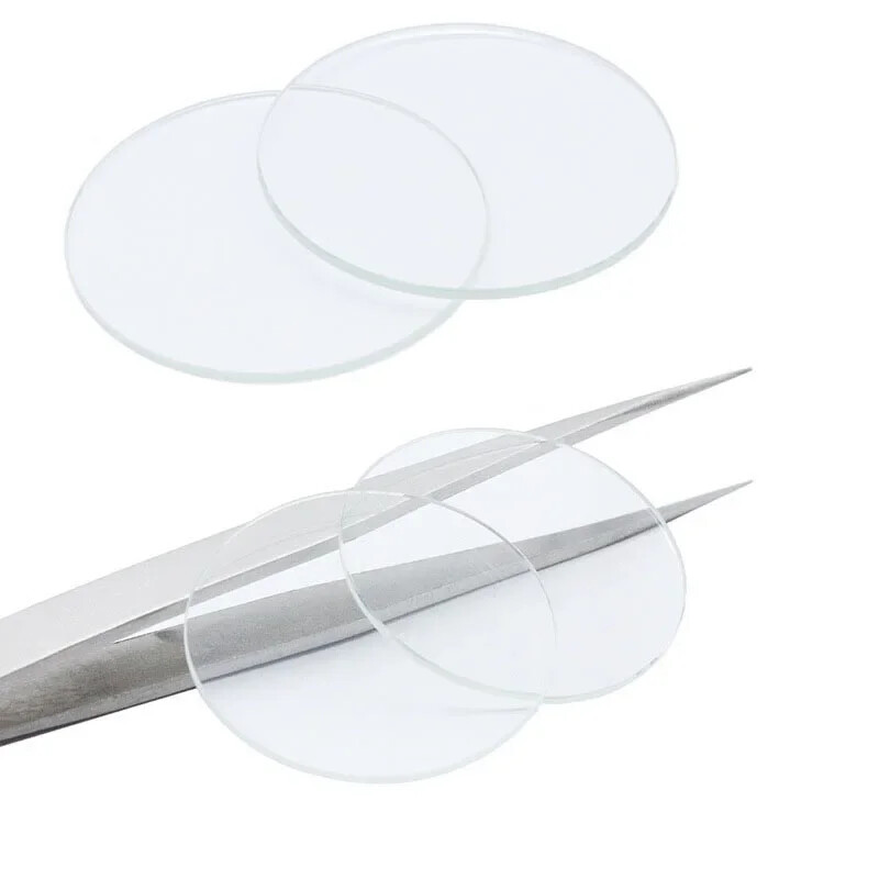 2.5mm Double Dome Mineral Glass 30mm-38.5mm Round Replacement Watch Crystal Lens