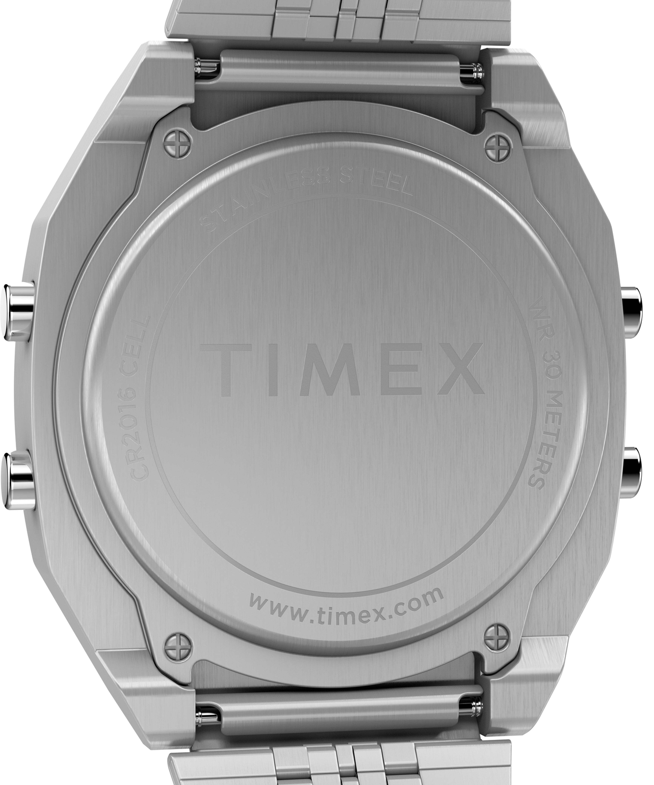 TIMEX T80 Steel Stainless Steel Wristwatch TW2V74200