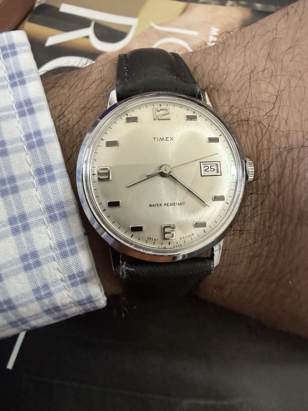 VINTAGE TIMEX MARLIN MECHANICAL WATCH MADE IN GREAT BRITAIN 1970