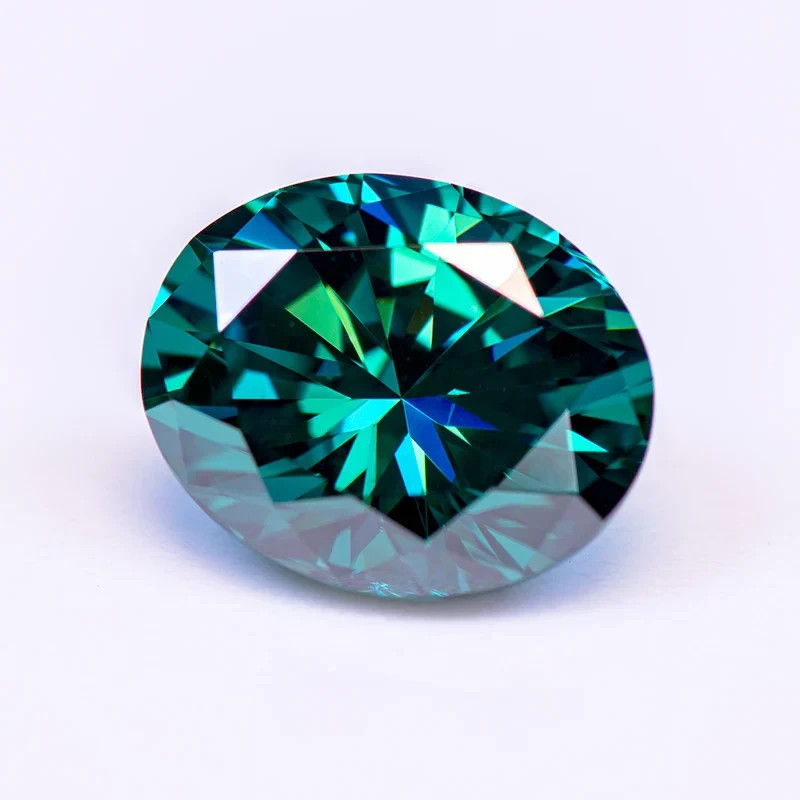 5.10 CT Natural Green Diamond 10×12 mm 1 Pcs Oval Cut VVS1 D Grade Certified.