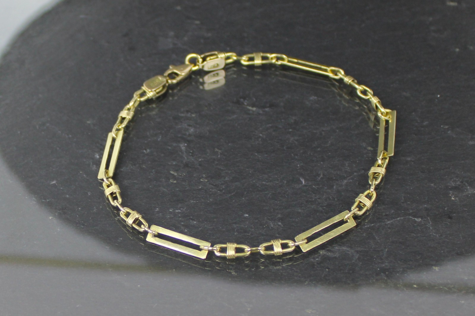 Gold bracelet, bracelet, 585 yellow gold, 14 carats