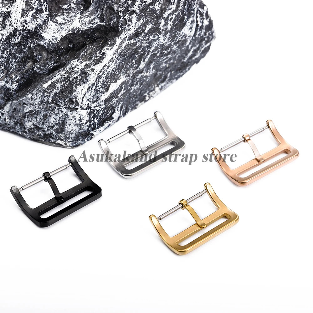 12mm 14mm 16mm 17mm 18mm 20mm 22mm New Stainless Steel Clasp Watch Band Buckle