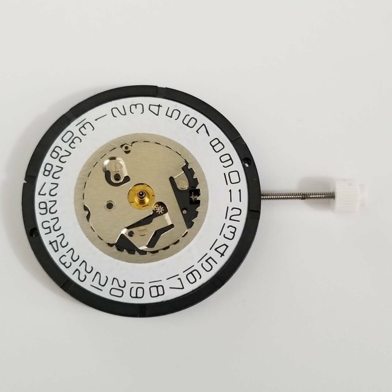25.6mm 3 Hands/Pins/Needles Date @ 3 Quartz Watch Movement For ISA 2331/103 A
