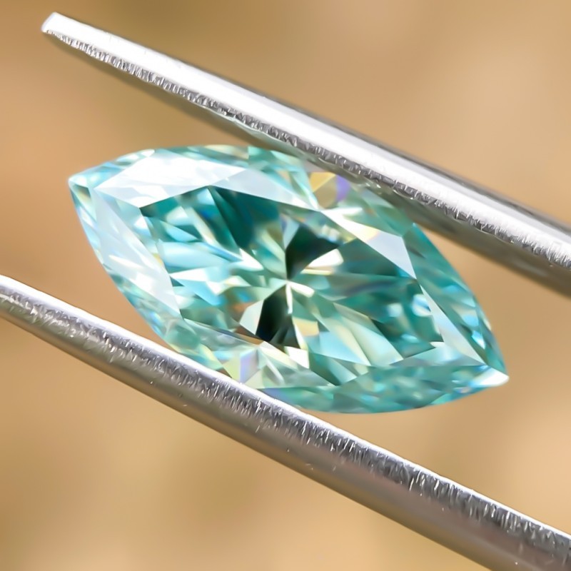 GRA Certification Full Size Marquise Cut 0.1-10ct Loose Moissanite D Color VVS1
