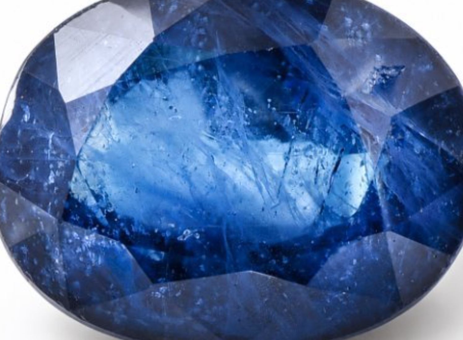 IGI Certified 3.61Ct Natural Deep Blue Sapphire Oval Mixed Cut Heated Loose Ston