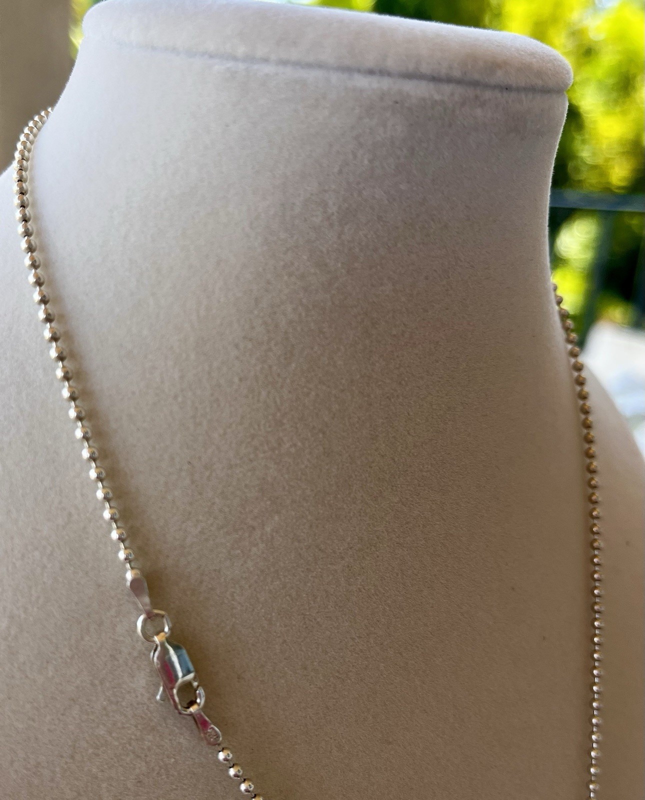 “925 Italy” Stamped Silver Necklace With Flying Dragon Pendant 17 Inches Total