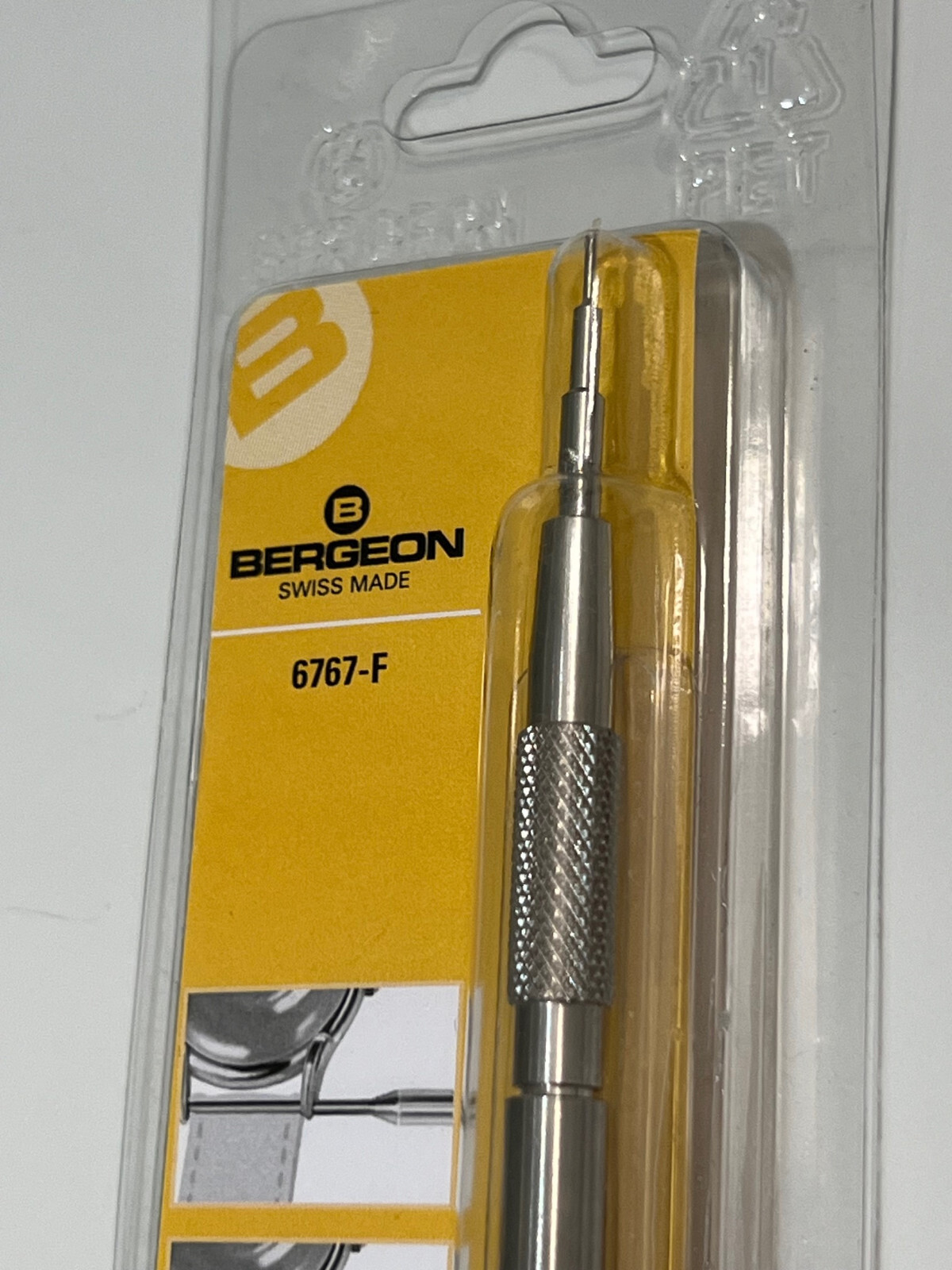 Bergeon 6767-F Spring Bar Tool for Watch Bands or Bracelets Swiss Made