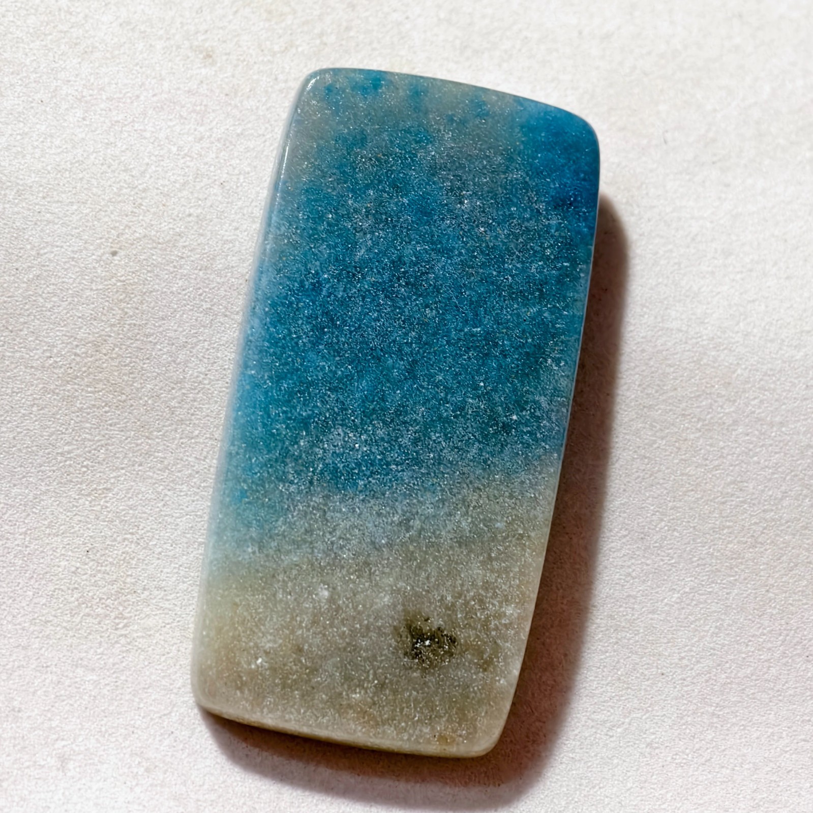 83 Cts Natural Trolleite Cabochon Gemstone For Jewelry 48X24X6 MM