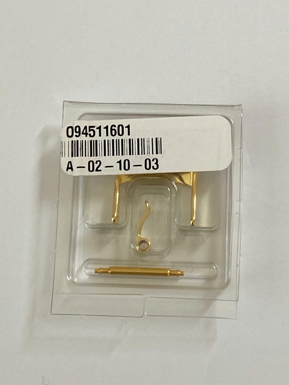 ORIGINAL OMEGA 16mm GOLD CLASP BUCKLE # 94511601 FITS 16mm STRAP BREADTH