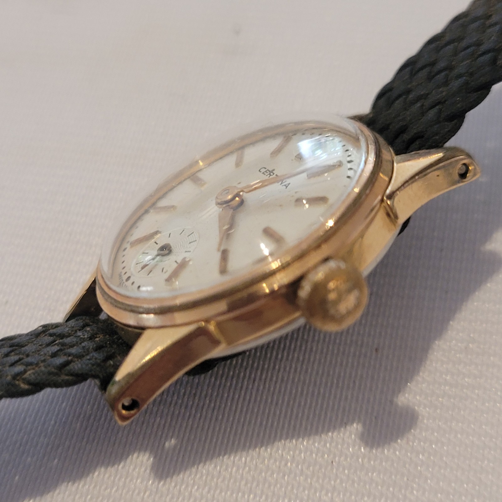 Vintage Certina Gold Plated Swiss Ladies Wristwatch Good Quality