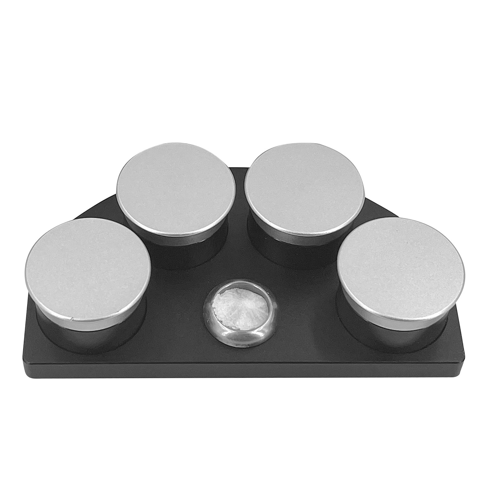 Replaceable Oil Cup Stand with 4 Ceramics Containers for Watchmaker