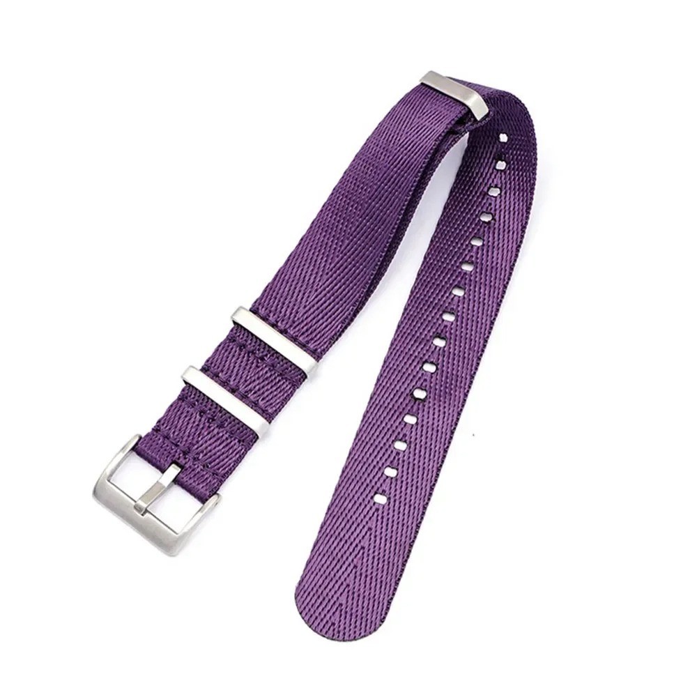 18mm 20mm 22mm 24mm Canvas Military Nylon Watch Strap Band