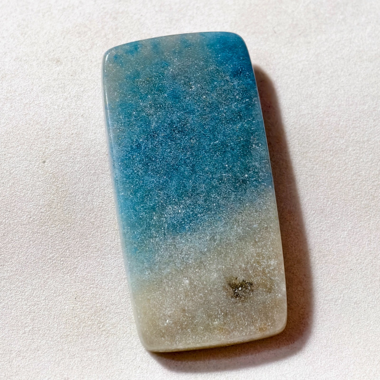 83 Cts Natural Trolleite Cabochon Gemstone For Jewelry 48X24X6 MM