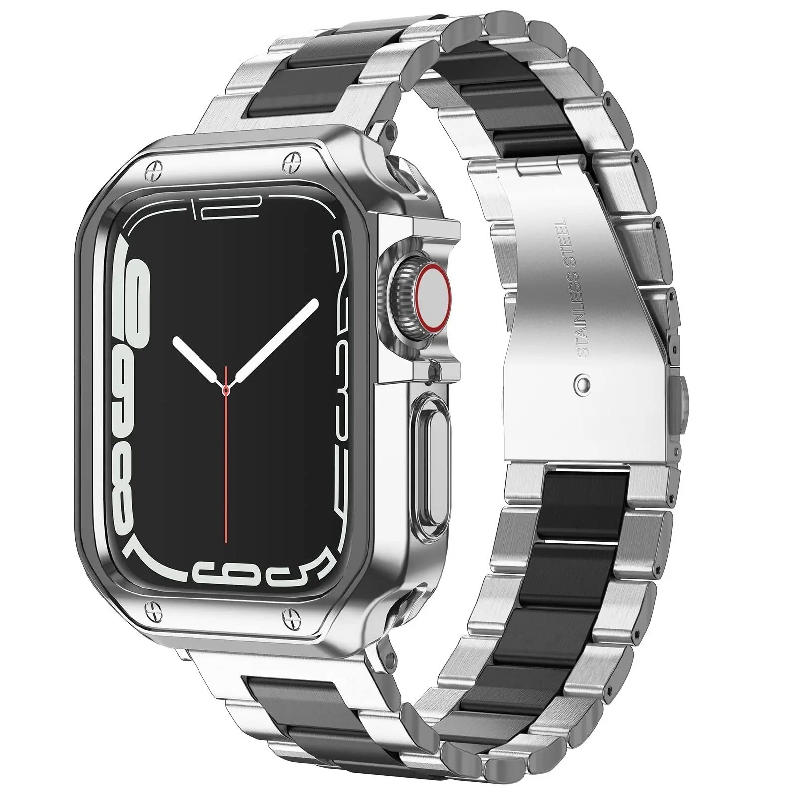 Stainless Steel Band + Case For Apple Watch Ultra 3 11 10 9 8 7 6 SE 5 38mm-49mm