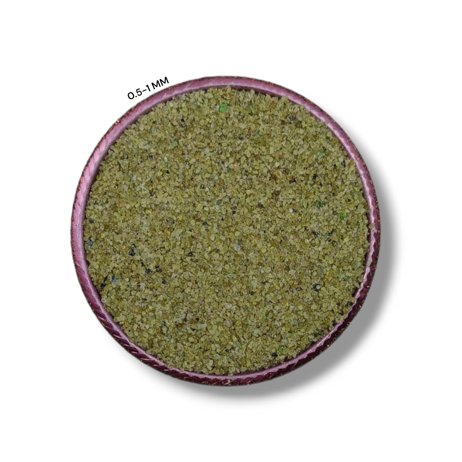 Crushed Gemstone Coarse 0.5-1 MM Crushed Powder For Ring Inlay Woodwork Inlay