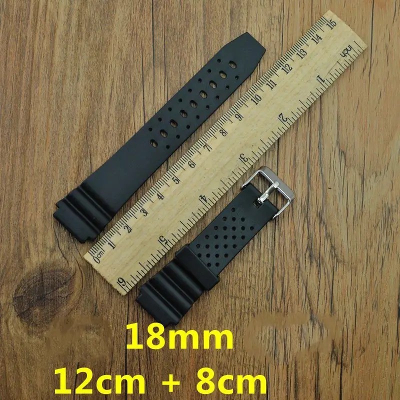 Rubber Sport Dive Strap 18/20/22 mm – Replacement Band for Casio Wristwatch ✅