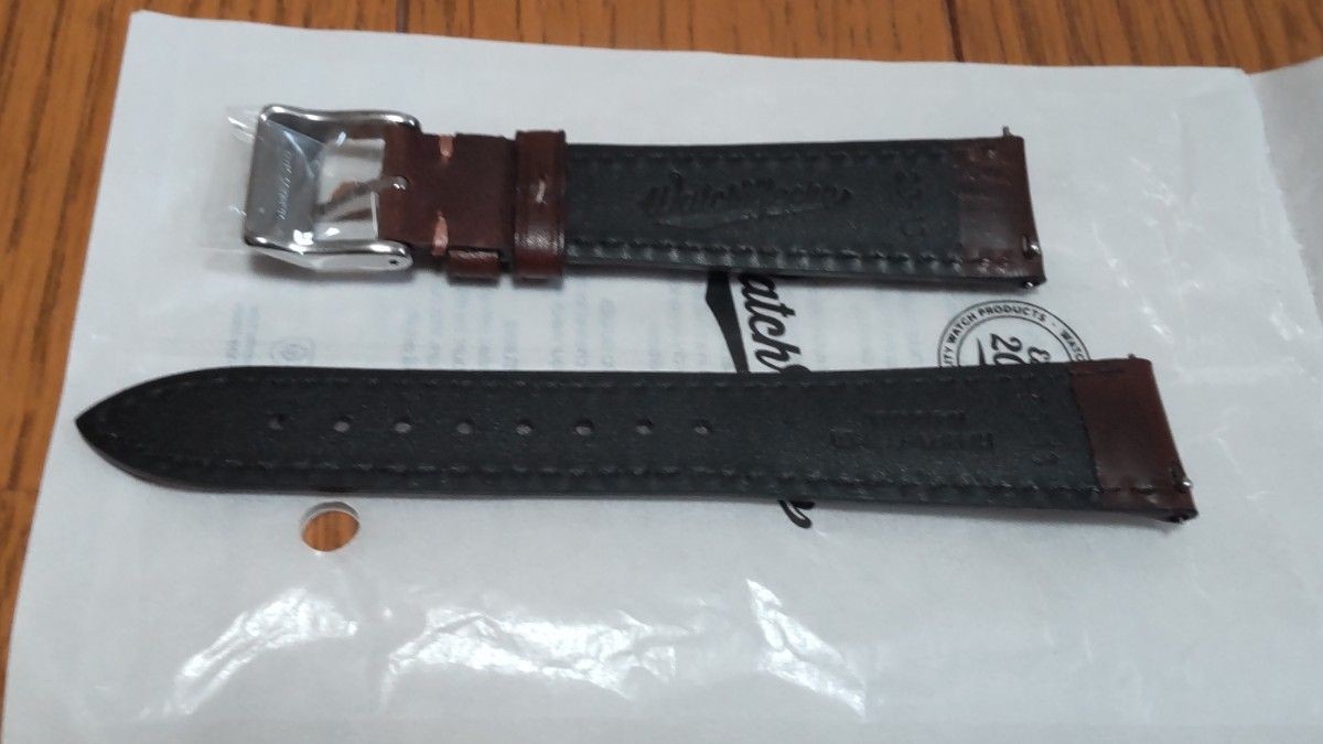 WatchGecko WatchGecko Vintage Italian Made Leather Watch Strap 20mm