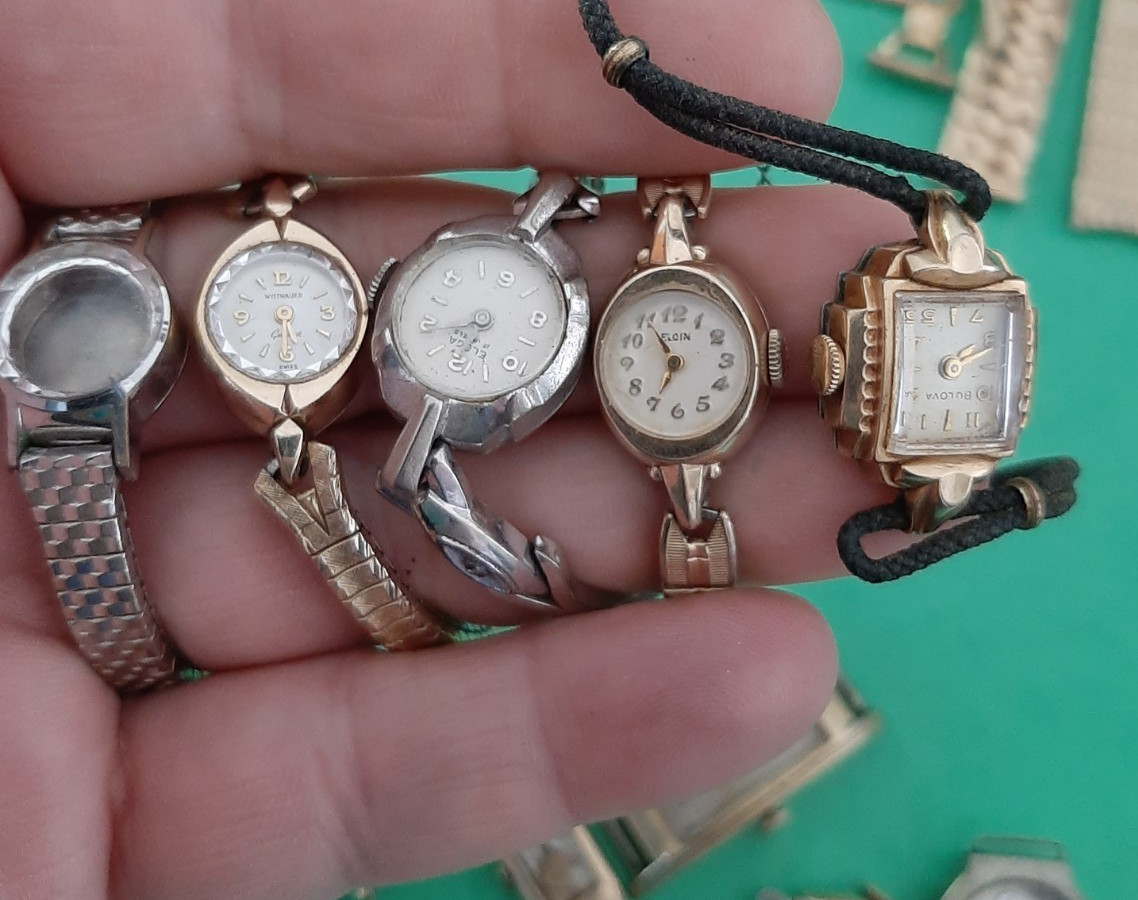 670 Grams GOLD Filled Rolled Wrist Watch Band Recovery Repair Scrap Lot Bulova