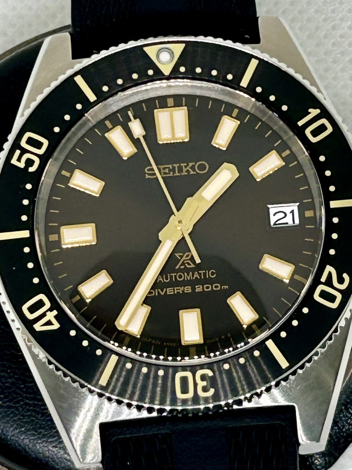 Seiko Prospex 1965 Diver Watch SPB147J1 Brown Dial Black Rubber Strap Box/Papers
