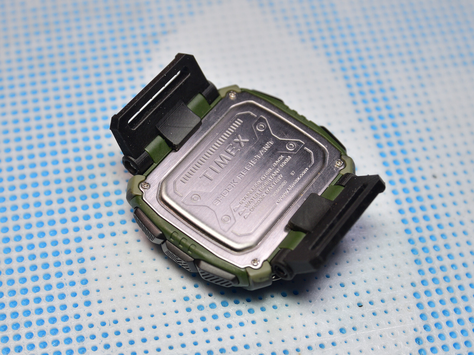 Resin Watch Strap & Band Adapter for Timex TW5M20400 Command Shock CAT 54mm