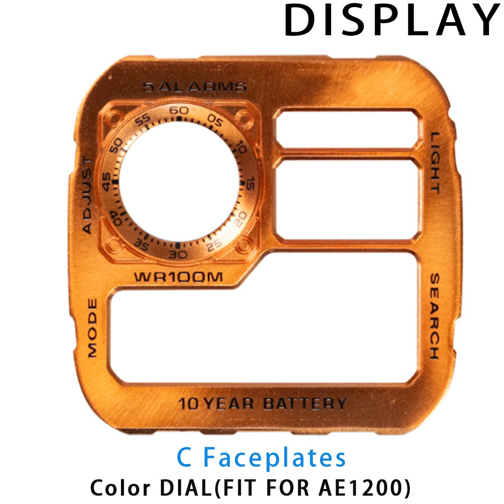 For Casio AE1200 Watch C Faceplate Royale ModSnowflake Texture Sunray WatchDial