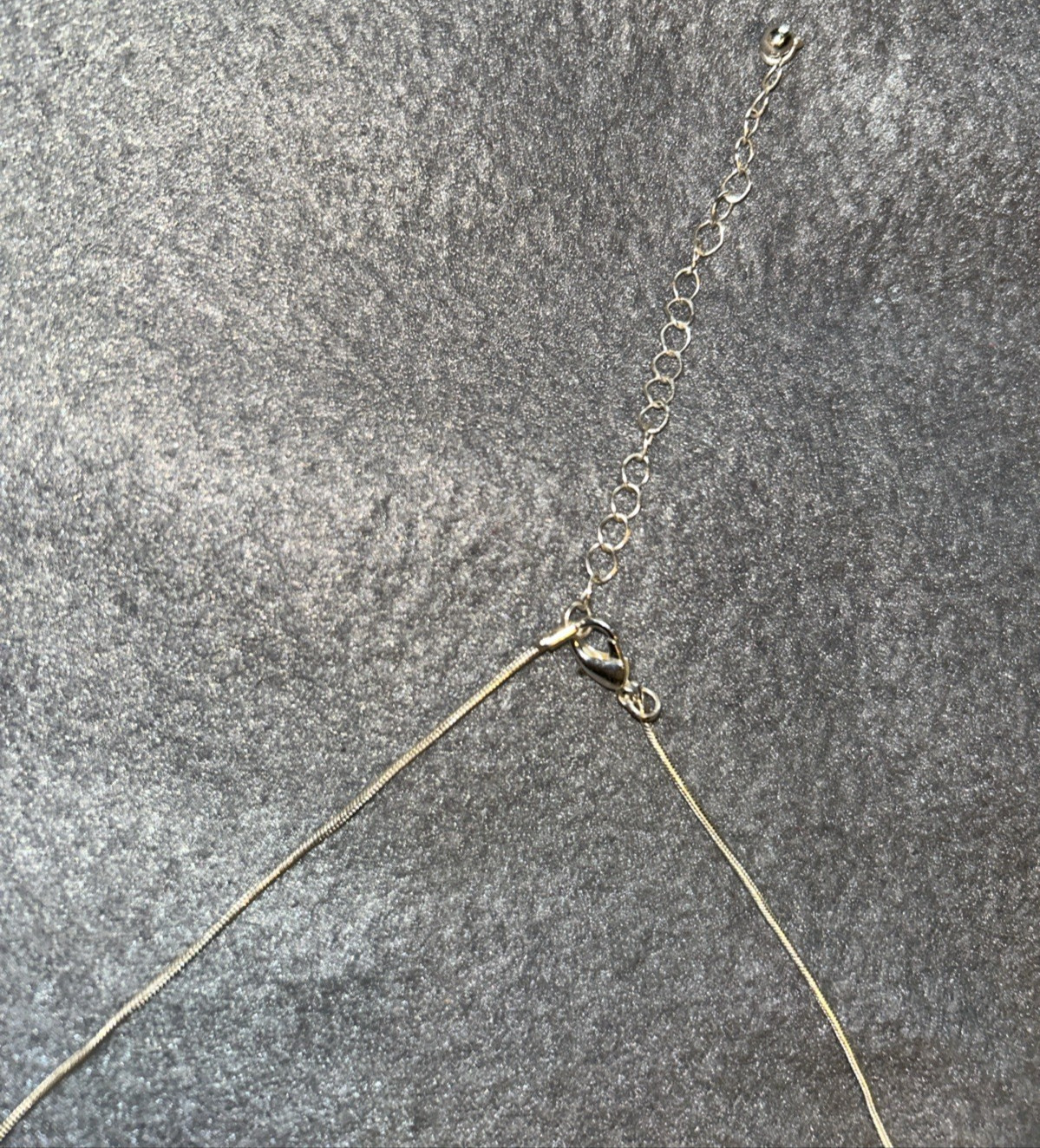 Hammered Two Circle Necklace 32”