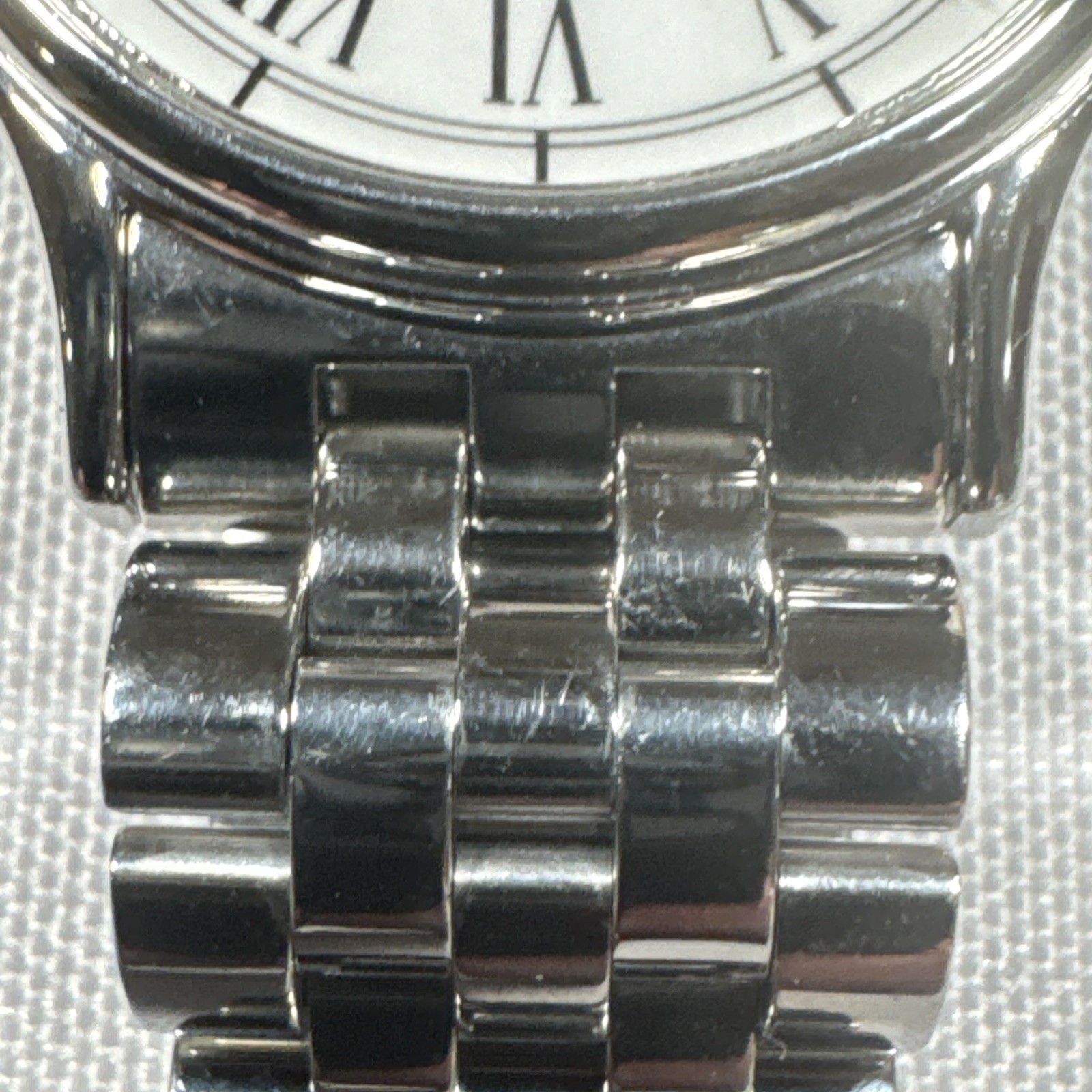 Tiffany & Co. Portfolio Watch Roman Classic White Dial Date 33mm Stainless steel