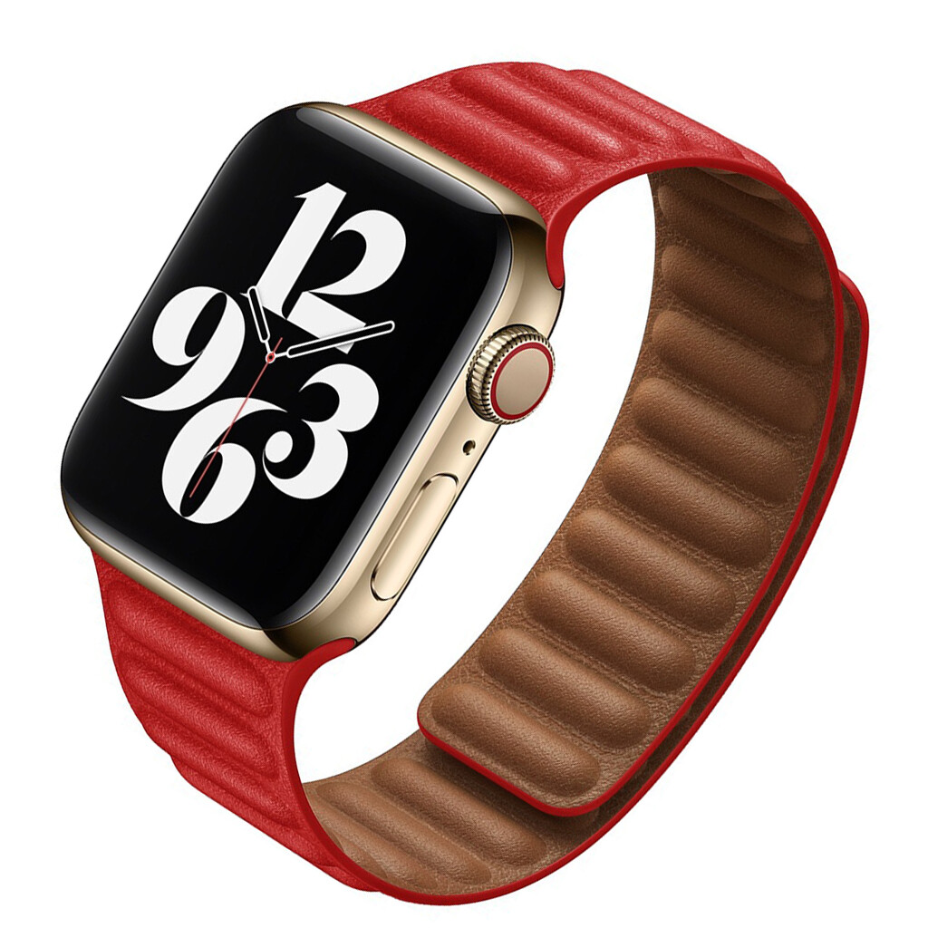 HOT For Apple Watch Leather Link Magnetic Unisex Band 45/49mm Ultra Series 8 7 6