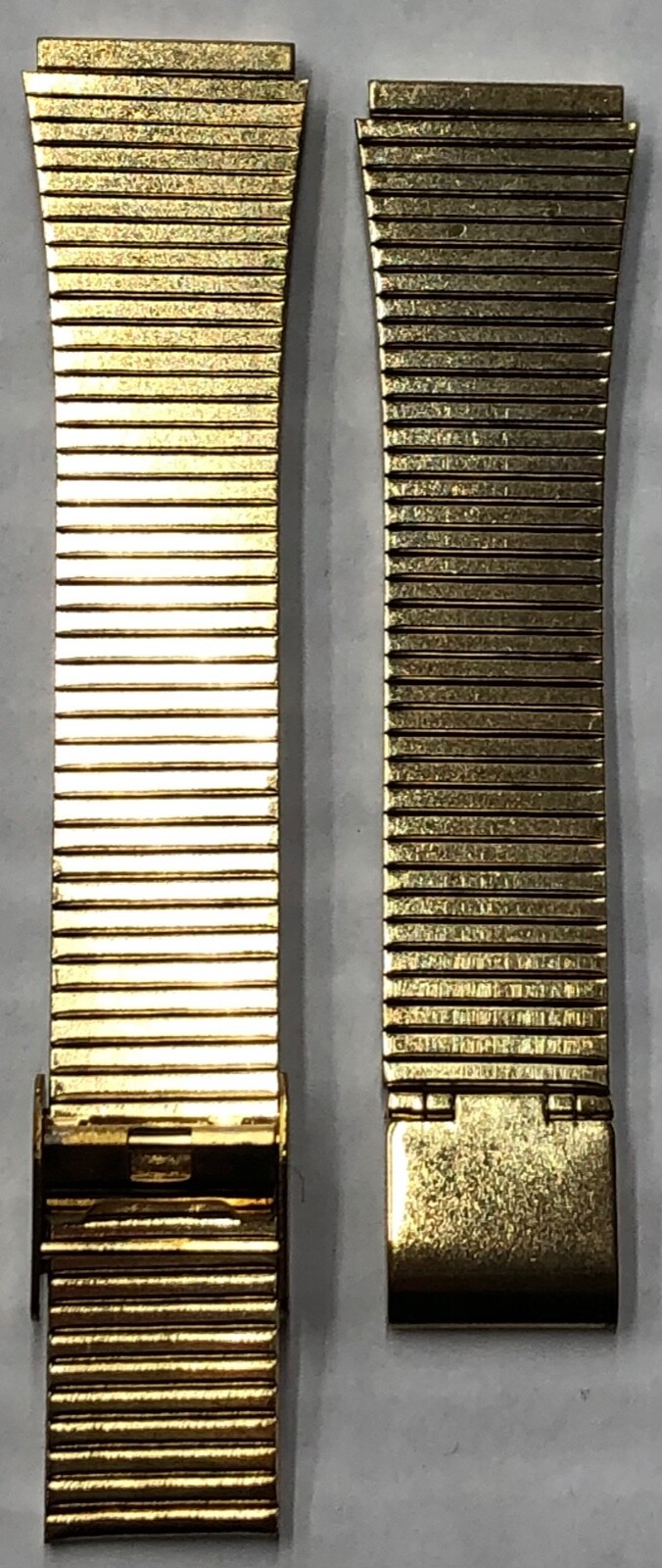 Unbranded Gold plated Stainless Steel Metal Watch Band 18mm #GPM2