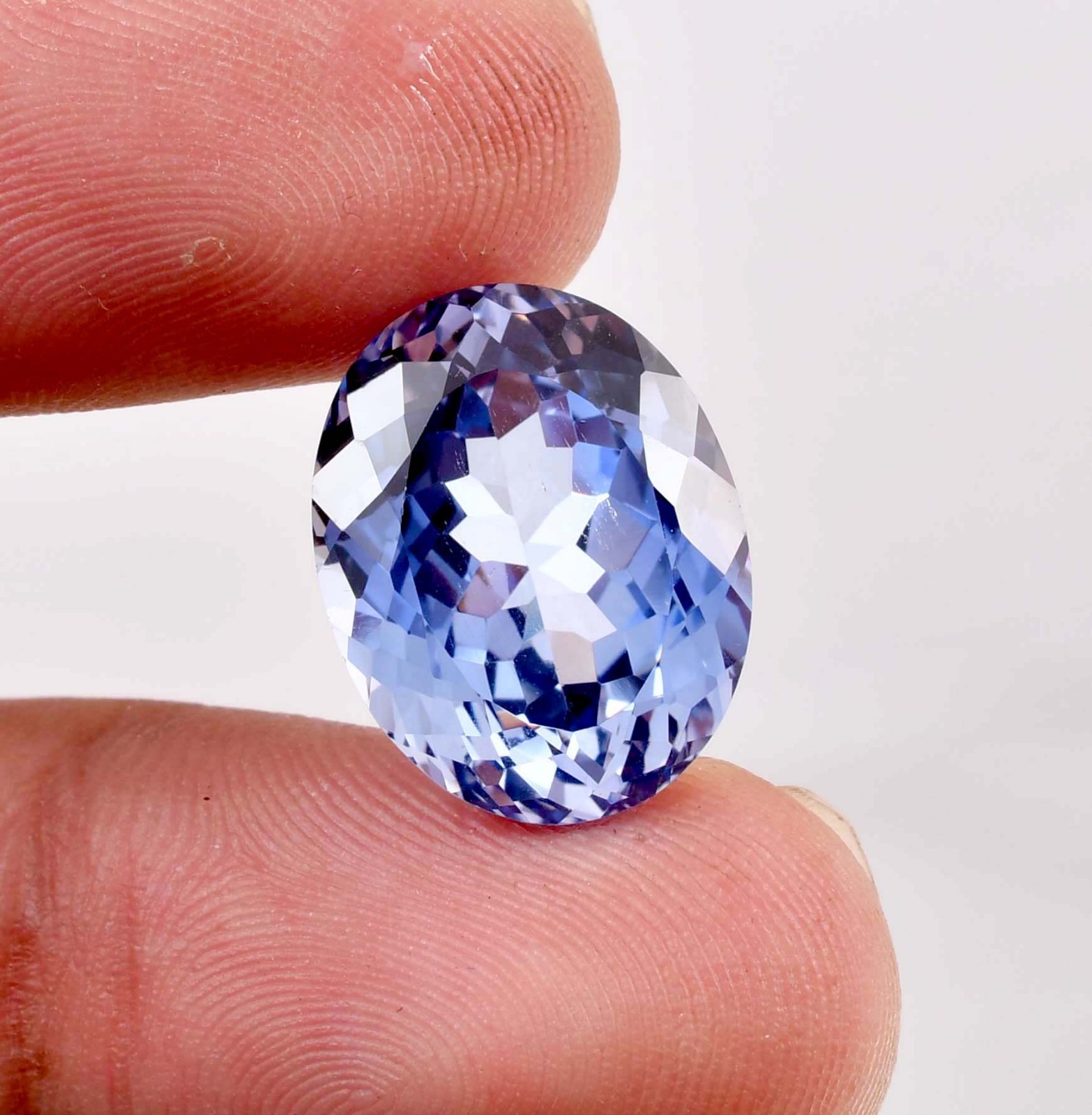 AAA+ Flawless Natural Ceylon Blue Sapphire GIT Certified Gem, All Size Available