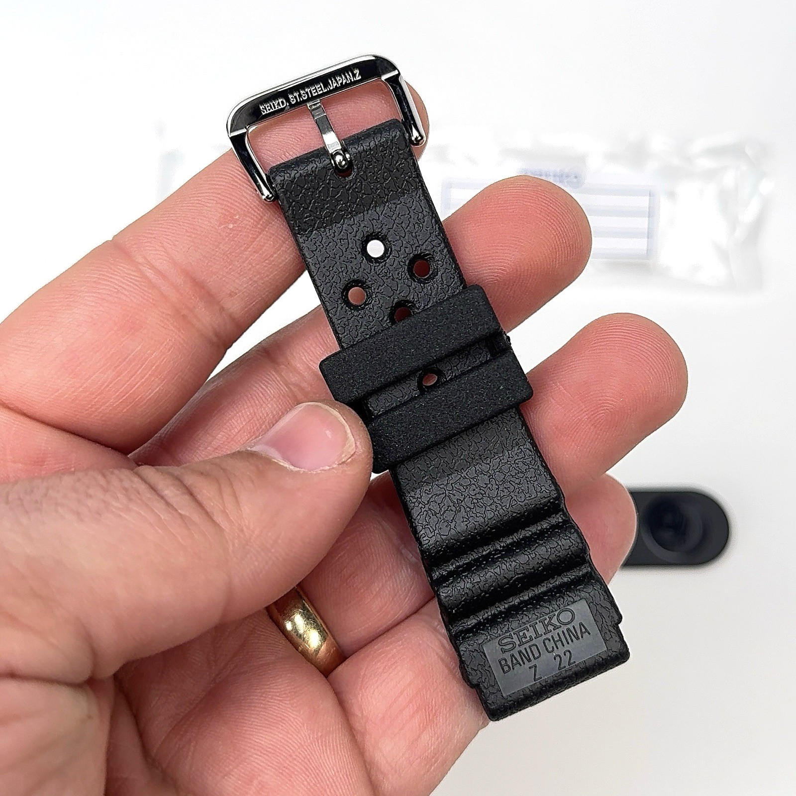 22MM RUBBER WATCH BAND STRAP FOR SEIKO PRO DIVER 4F24ZZ WATCH – OEM SEIKO NEW!