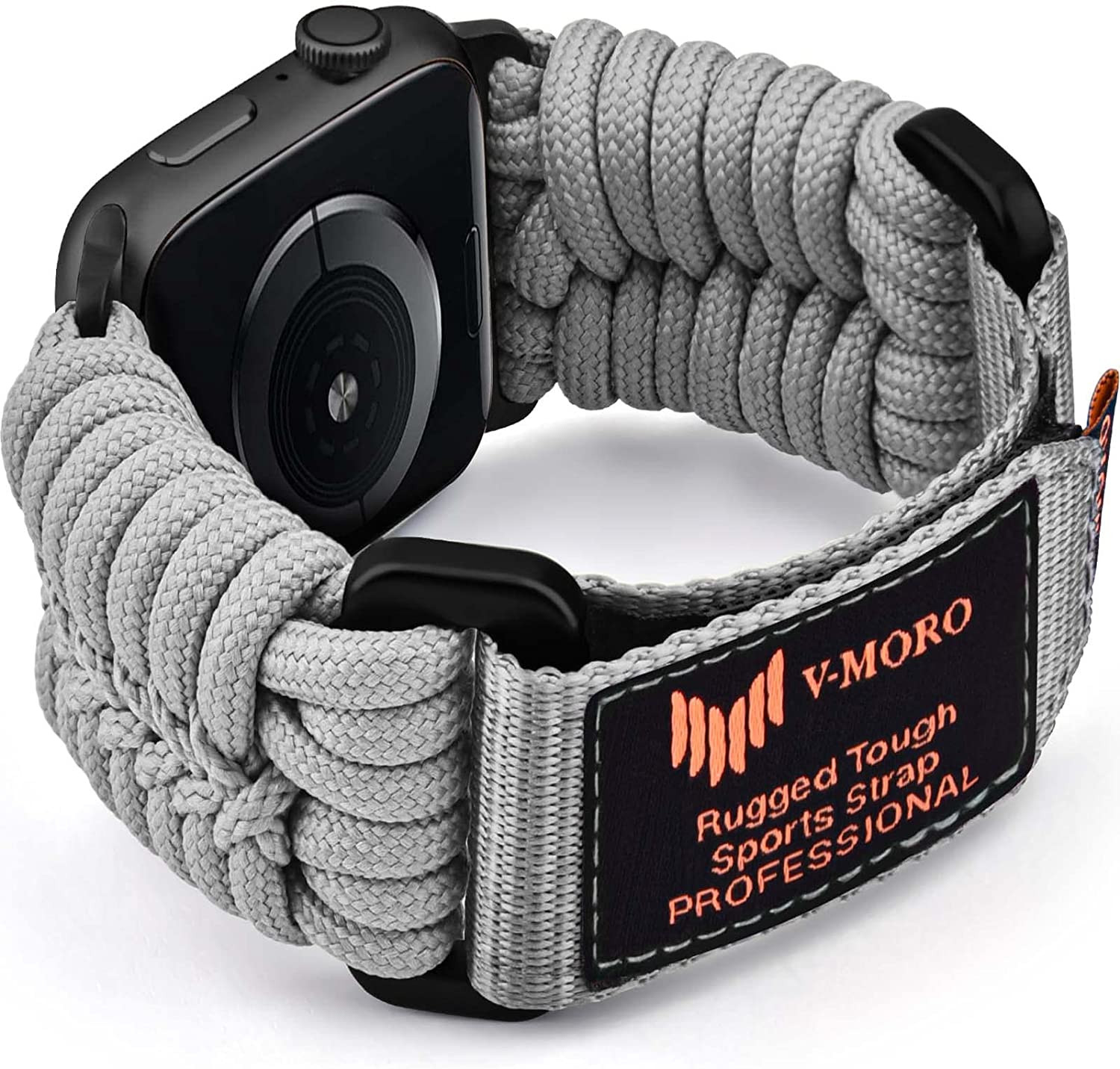 Apple Watch Band Rugged Military Paracord Nylon Iwatch Ultra 8 7 6 SE 5 4 3 2 1