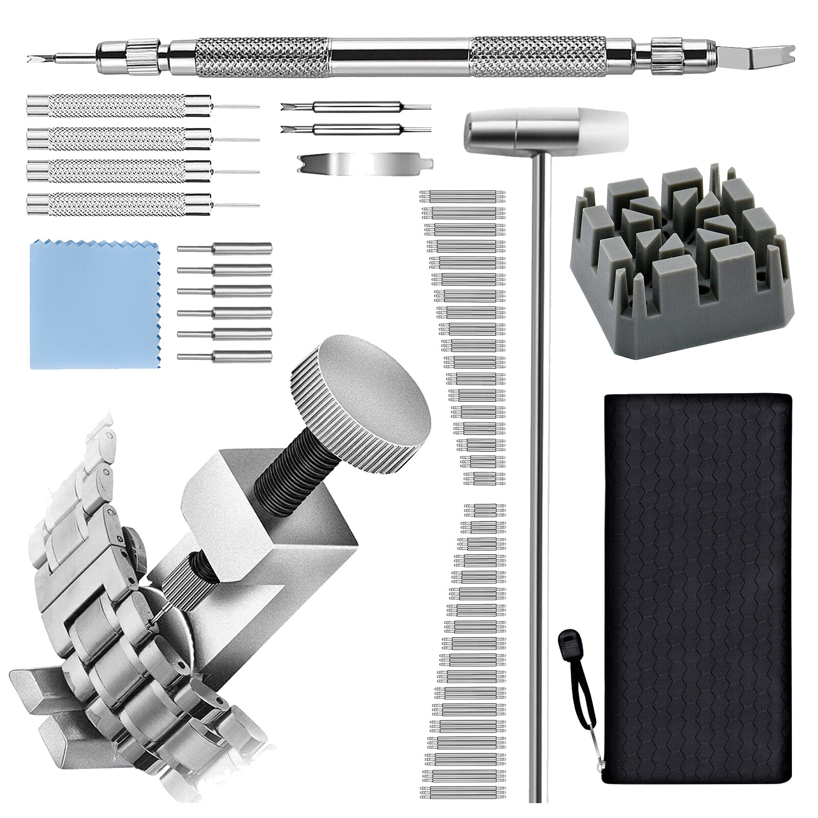 Adjustment Watch Band Strap Bracelet Link Pin Remover Repair Resizing Tool Kits