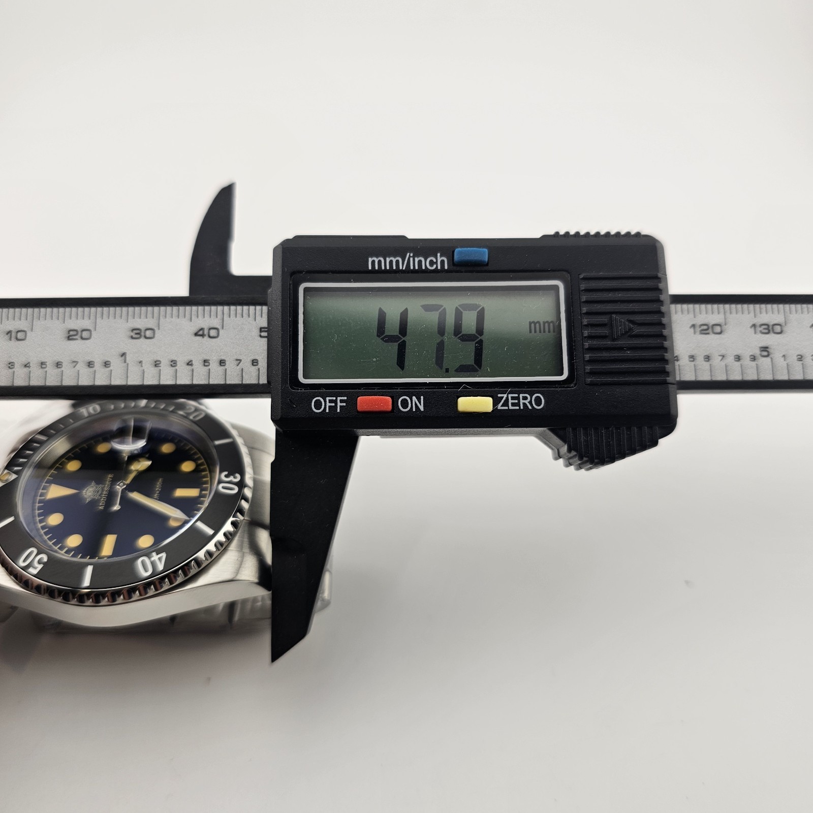 USA Seller – Addiesdive Vintage-Style 40mm Quartz Diver – New in Box