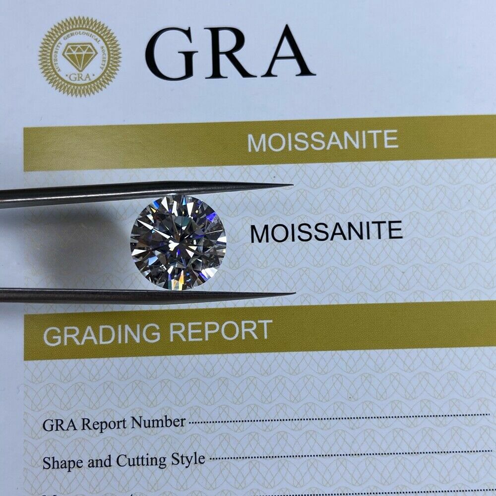 High Quality D Color Round 0.8-10mm VVS1 Moissanite Loose GRA Factory Directly