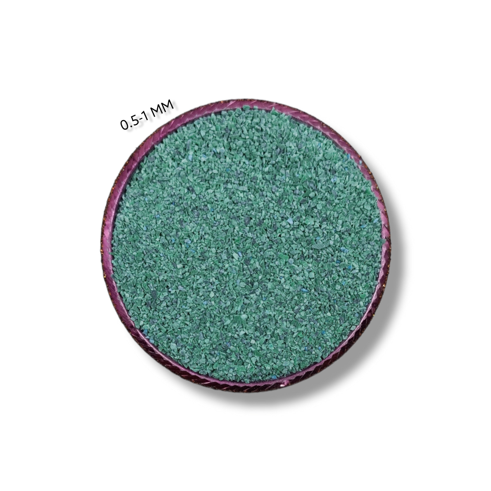Crushed Gemstone Coarse 0.5-1 MM Crushed Powder For Ring Inlay Woodwork Inlay