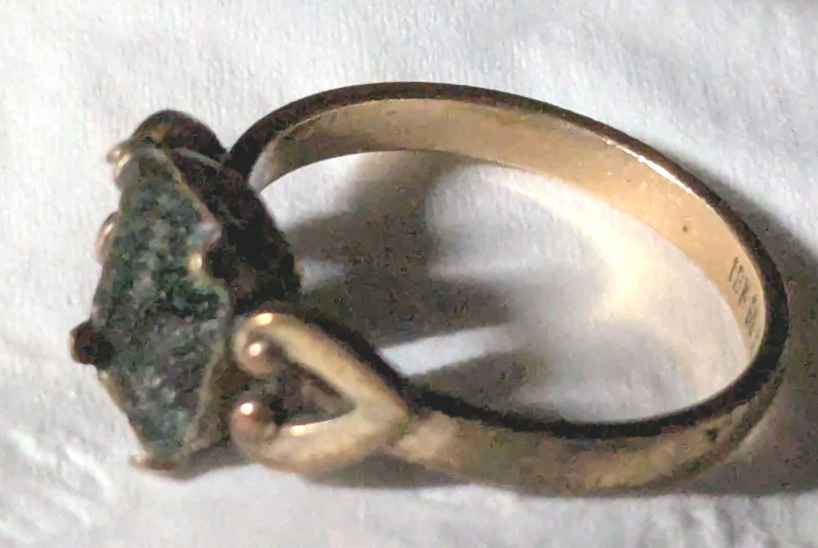 Antique 10k Yellow Gold-Filled Ring Scrap