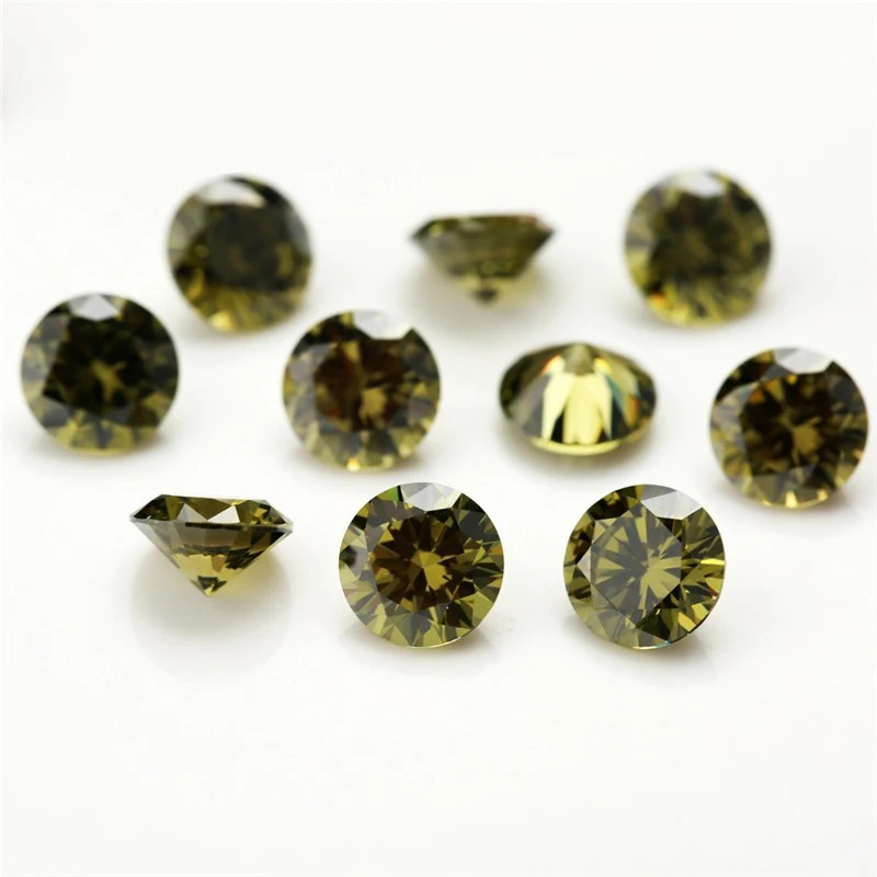 Wholesale Round Cut 1-10pcs VVS1 Colorful 0.5-3ct Moissanite GRA for Jewelry DIY