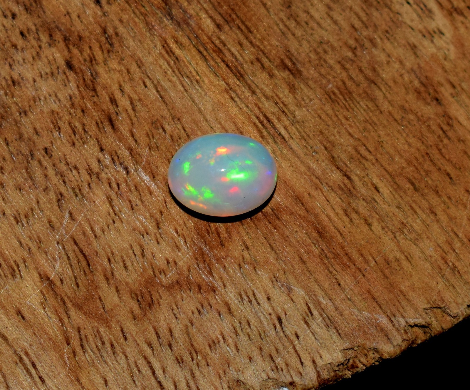 Natural Ethiopian Opal Wello Fire Opal Cabochon Gemstone 7X9mm Loose AAA 044