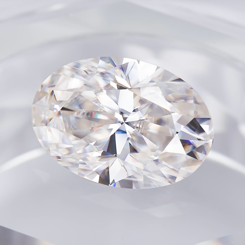 US 0.5ct GRA D Color Sparkling Oval Cut 1-20pcs Loose Moissanite VVS1 Wholesale