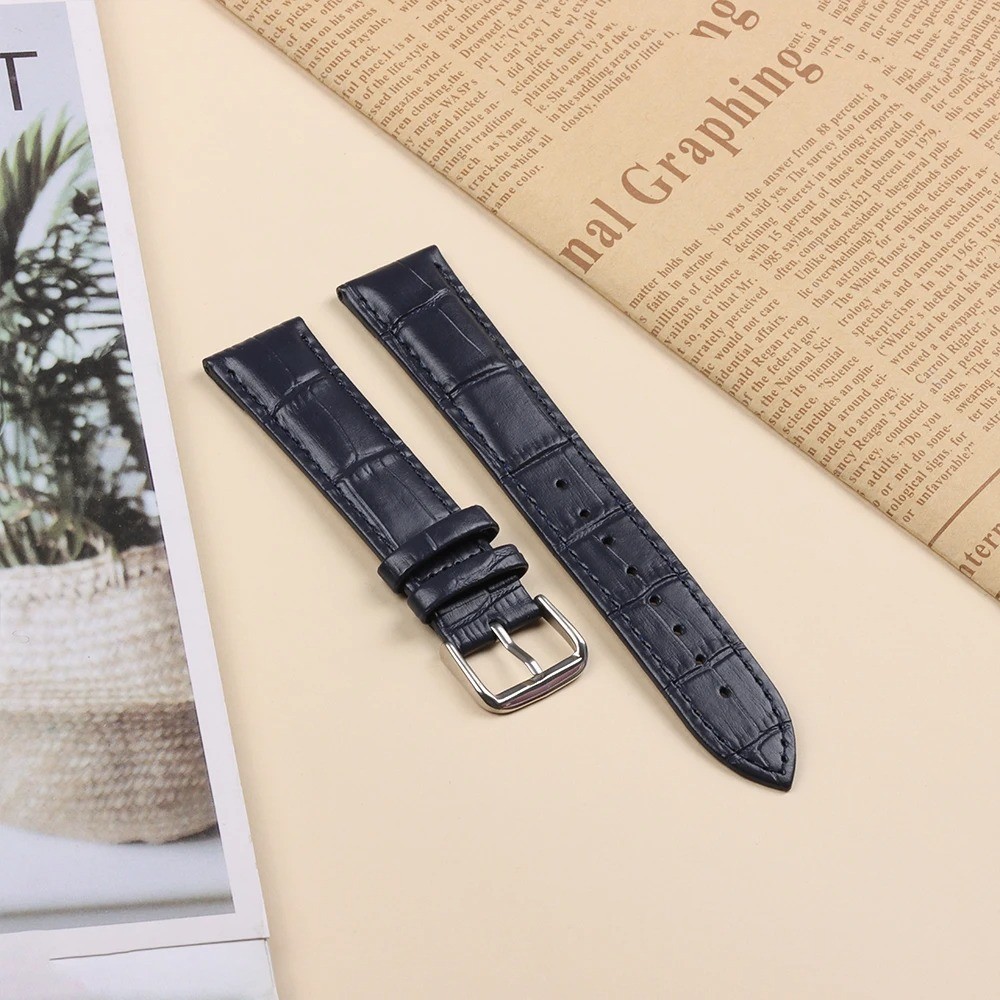 Crocodile Leather Watch Band Men Genuine Crocodile Watch Strap Quick Release