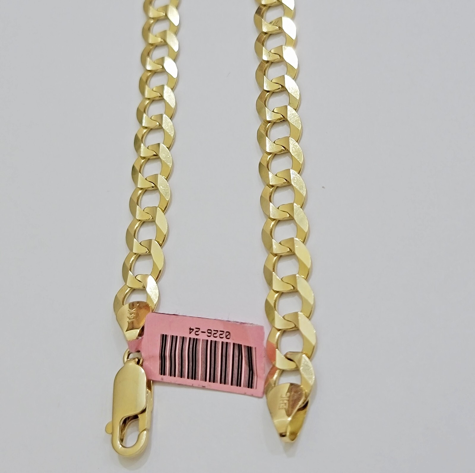 REAL 14k Gold Necklace Cuban Curb Link Chain Mens 10mm 20″ – 30 Inch SOLID 14kt