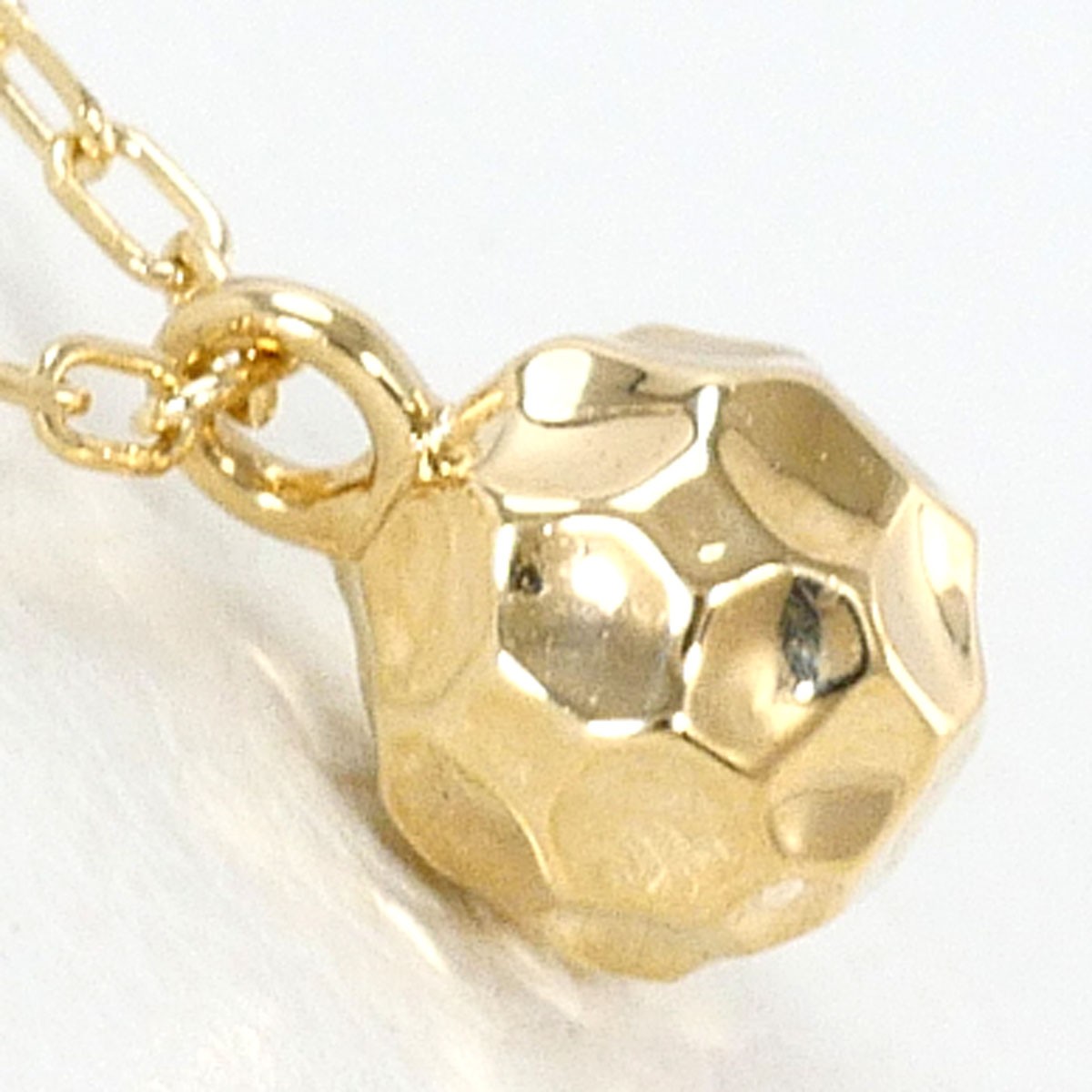 K10 10 gold Necklace 0.9g 40cm Free shipping Used