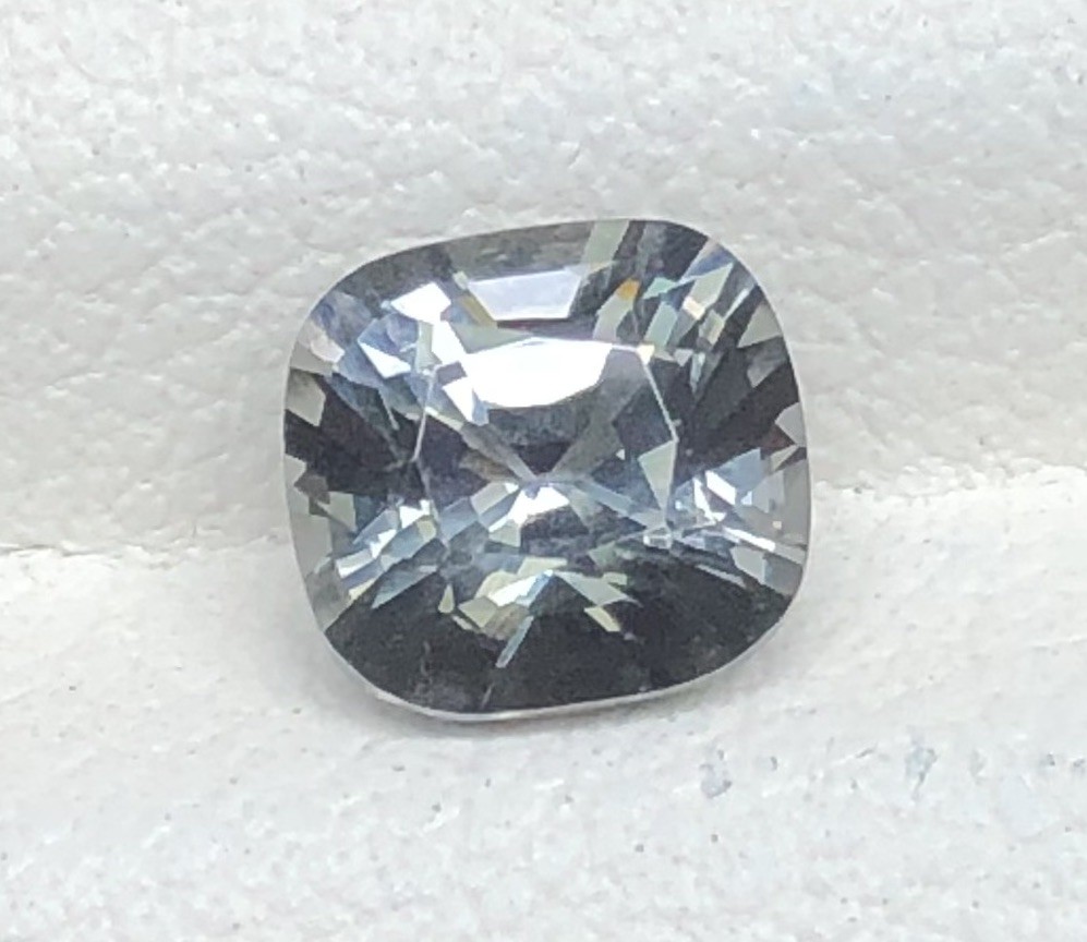 Natural Unheated Metallic Grey Spinel 1.18 Ct loose gemstones